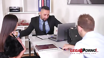 Business Seduced by Horny Milf Alyssia Kent For Hardcore DP Threesome GP063