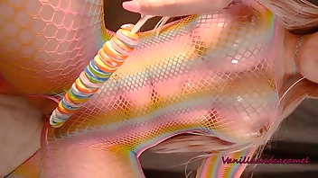 Big Tits Blonde Sucks And Fucks Herself With A Lollipop - Amateur Vanillaandcaramel