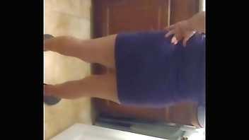 My goes into the bathroom when I finish taking a bath and sucks me off very well