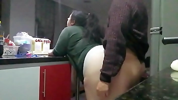 chubby neighbor calls me when the husband is not