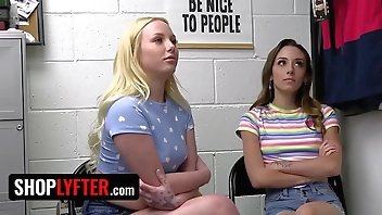 Shoplyfter - Two Hot Babes Caught Stealing Merchandise Brought To Backroom For Deep Cavity Search