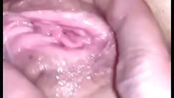 My real girlfriend is too shy to show her pussy so I secretly film me licking and gaping her sweet cunt wide open