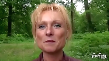 Russian milf fucked in a gangbang