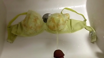 Pissing on wife's bra