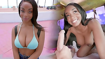 Hot black amateur Lily Starfire accepts money to get naked - ebony porn