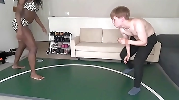 Paris Love Wrestles Elis Ataxx