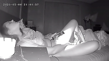 Hidden Cam h. Teen Horny Slut Masturbates to Porn