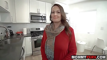 Mature step aunt fucks step nephew