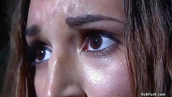 Witch is tied and group fucked by jury