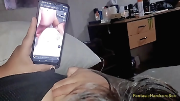 Watching porn tiktoks with my best friend, I get horny and fuck