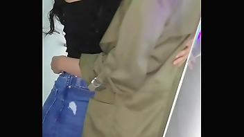 I chase my partner to the bathroom, she makes me horny!!