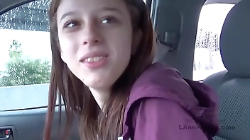 Super cute 18 brunette gets pussyfucked at audition