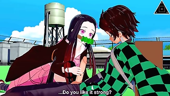 KOIKATSU FAST HANDJOB Tanjiro Nezuko DEMON SLAYER, have sex anime uncensored... Thereal3dstories