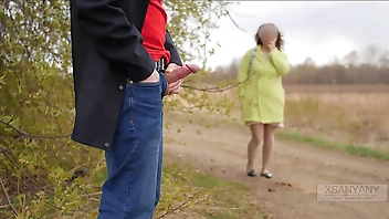 One day in the life of an exhibitionist and a stranger - XSanyAny