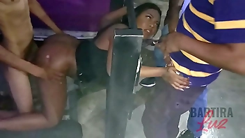 my cuckold held me in the guillotine and told everyone to eat me.