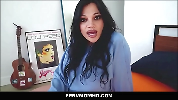 Big Ass Latina MILF Stepmom Orgasms On Stepson's Big Dick POV - Mona Azar