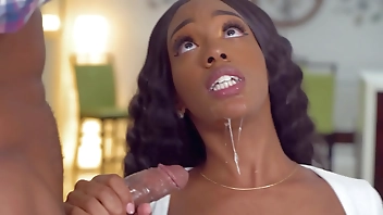 She loves her step brother's big black cock - ebony porn