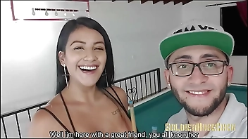 Mariana Martix makes a bet with her friend Soldier and as a reward she gets fucked by his huge cock