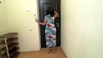 step Mom won't let her son out for a walk until he fucks her in the ass