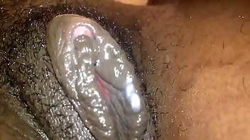 Horny wet black pussy