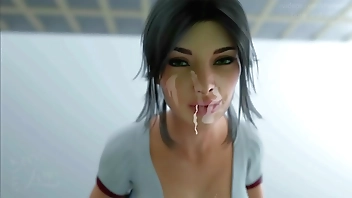 My older stepsister has huge boobs super tight waist and huge ass. That is why I am always hard. (Milfy City - Caroline - Part 1)