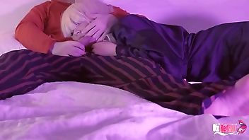 Sucks StepSon on Couch