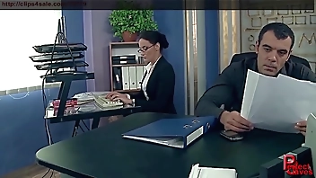 Gorgeous secretary punished in the office. She loves her boss domination, and has squirting orgasms.