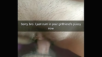 Your girlfriend allowed him to cum inside her pussy in ovulation day!! - Cuckold Captions - Milky Mari