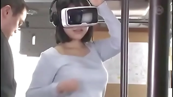 Cute Asian Gets Fucked On The Bus Wearing VR Glasses 3 (har-064)