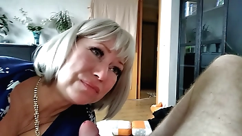 Hot POV fuck with slutwife who decided to live separately )) How her holes missed my dick! Let's start with a blowjob, my mature cocksucker!