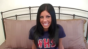 petite and fit teen with abs gets fingered and sucks dick