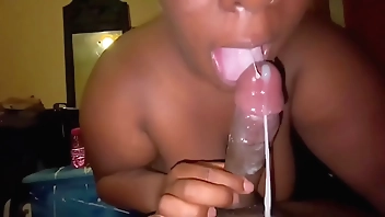 Thot swallows too much cum BIG MISTAKE