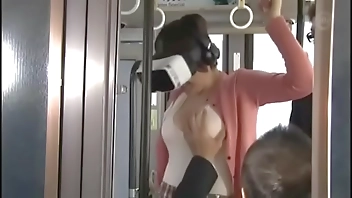 Cute Asian Gets Fucked On The Bus Wearing VR Glasses 1 (har-064)