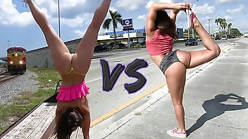 BANGBROS - Battle Of The Big Ass GOATs: Abella Danger VS Kelsi Monroe