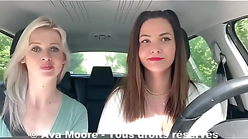 REAL PORN - First Time This Lucky Guy Gets Sucked By 2 Girls! We Empty His Balls On The Side Of A Road!