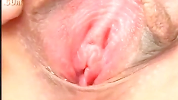 Japanese shaved pussy potential for fucking